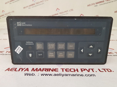 Sam Electronics 271.135 586 Fire Alarm Control Display Bat 416B 24V Sam Electronics 271.135 586 Fire Alarm Control Display Bat 416B 24V