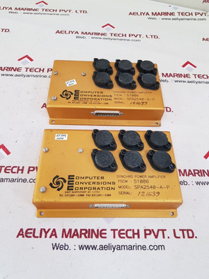 Computer conversions spa2540-a-p synchro power amplifier