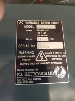 Pdl Electronics Microdrive-3 Ud3-31 Ac Variable Speed Drive 380-480 Vac