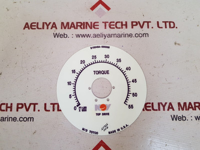 M/D Totco Ft-lbs Nov Weight Indicator B10049A-000368