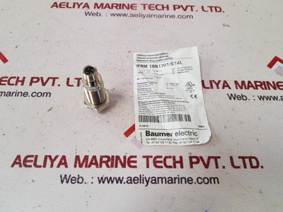 Baumer Ifrm 18N1701/S14L Inductive Proximity Sensor Baumer Ifrm 18N1701/S14L Inductive Proximity Sensor