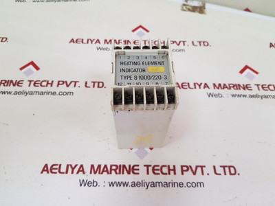 Semco 8-1000/220-3 Heating Element Indicator 220Vac 50/60Hz Module