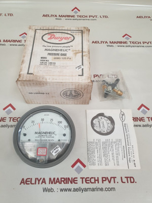 Dwyer 2000-125Pa Magnehelic Differential Pressure Gauge Dwyer 2000-125Pa Magnehelic Differential Pressure Gauge