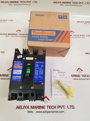 Terasaki Tl-100F Tembreak Molded Case Circuit Breaker 3 Pole 50Amp Ac690V