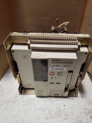 Mitsubishi Ae3200-ss Low Voltage Air Circuit Breaker 3 Pole 3200A 1000Vac Mitsubishi Ae3200-ss Low Voltage Air Circuit Breaker 3 Pole 3200A 1000Vac