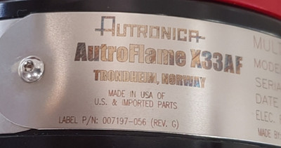 Autronica x33af a flame detector 007197-056