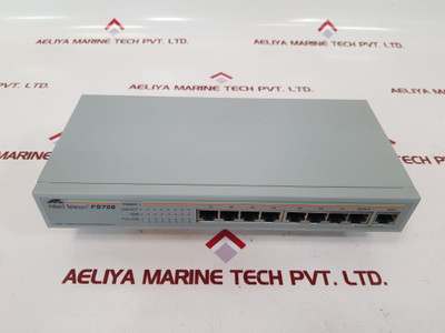 Allied Telesyn At-fs708 10 Base-t/100 Base-tx 8 Port Fast Ethernet Switch