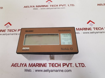 Beka Associates Ba308C 3 1/2 Digit Indicator 4/20 Ma Display. 000 To 300 Beka Associates Ba308C 3 1/2 Digit Indicator 4/20 Ma Display. 000 To 300