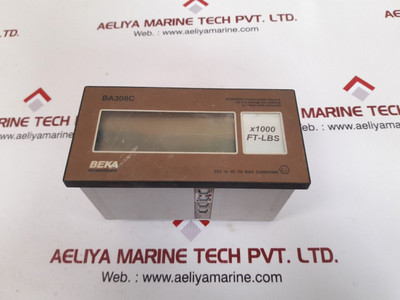 Beka Associates Ba308C 3 1/2 Digit Indicator Display. 00.0 To 120.0 4/20 Ma