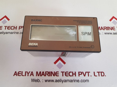 Beka Associates Ba308C 3 1/2 Digit Indicator Display 000 To 200 4/20Ma