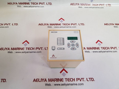 Areva Micom P111 Model L Current And Earth Fault Protection Relay (Not Working) Areva Micom P111 Model L Current And Earth Fault Protection Relay (Not Working)