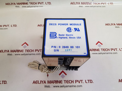 Basler Electric 9 2849 00 101 Decs Power Module Basler Electric 9 2849 00 101 Decs Power Module
