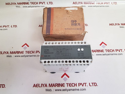 Daejoo Dt-13W-a1 Watt Transducer 110V/5A Dc 4-20Ma