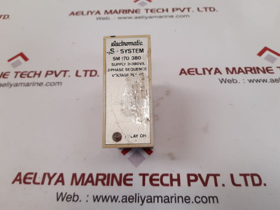 Electromatic S-system Sm 170 380 3-phase Sequence Voltage Relay