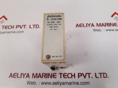 Electromatic Sc 210 120 S-system Time Delay Relay With Base 0,5 Sec Electromatic Sc 210 120 S-system Time Delay Relay With Base 0,5 Sec