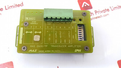 Iph Mas 2600/2P Transducer Amp for Marine Automation System
