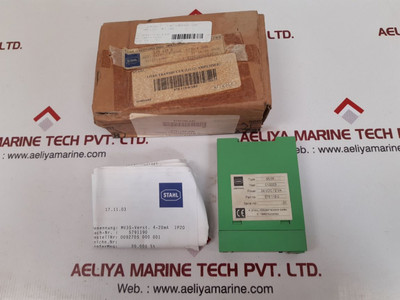 Stahl Magtrol Mv 35 Load Transducer 579 119 0 Power 24 Vdc/2 Va