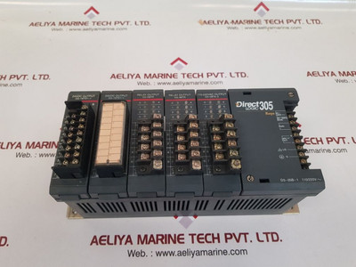 Koyo Direct Logic 305 D3-05B-1, D3-16Td1-1, D3-08Tr, D3-08Ta-2 I/O Module Rack Koyo Direct Logic 305 D3-05B-1, D3-16Td1-1, D3-08Tr, D3-08Ta-2 I/O Module Rack