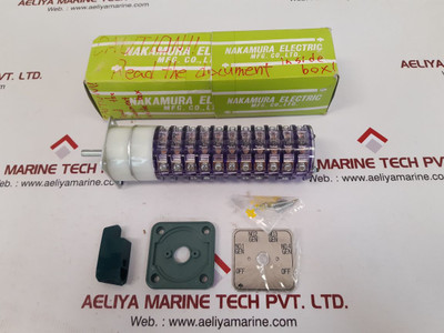 Nakamura Electric Dm-20 Selector Switch Dmc-11.6.45