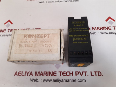Kuhnke I1540.2 Current Monitoring Relay 6A/250V Ac 50/60Hz Kuhnke I1540.2 Current Monitoring Relay 6A/250V Ac 50/60Hz