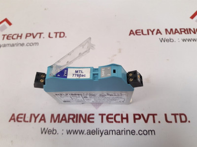 Mtl Instruments Mtl7760Ac Shunt-diode Safety Barrier 250V Mtl Instruments Mtl7760Ac Shunt-diode Safety Barrier 250V