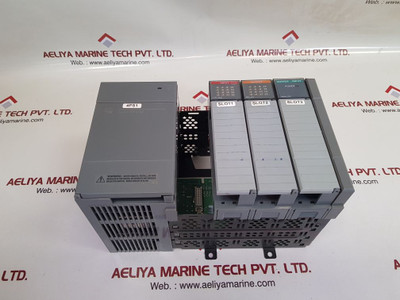 Allen-bradley Slc 500 Series B 1746-a4 4-slot Rack 1746-p2 Power Supply Ser. C