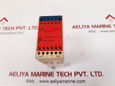 Pepperl+Fuchs We 74/Ex1 Safety Switch Amplifier 110V/50Hz Pepperl+Fuchs We 74/Ex1 Safety Switch Amplifier 110V/50Hz