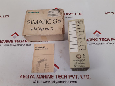 Siemens Simatic S5 6Es5 421-8Ma12 Digital Input Module 8X24 Vdc