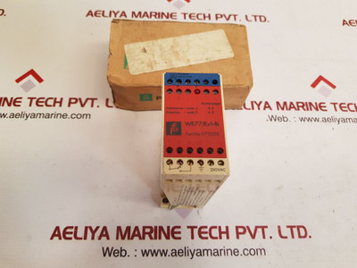 Pepperl+Fuchs We77/Ex1-bi Disconnect Circuit Amplifier 07262S 230Vac