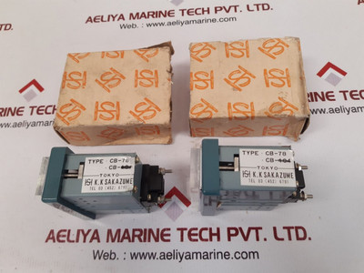 Lot Of 3X K.K Sakazume Electric Power Indicator Light Cb-78