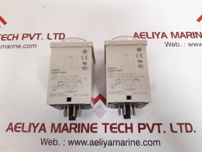 Omron H3Ba-n8H Solid-state Timer Relay 1.2S To 300H 110 Vac Omron H3Ba-n8H Solid-state Timer Relay 1.2S To 300H 110 Vac