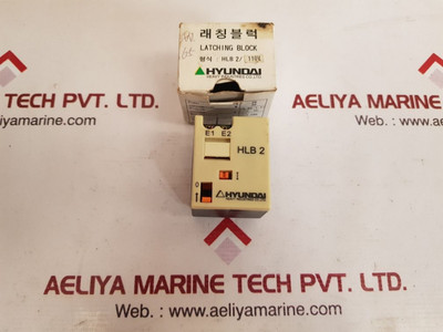 Hyundai Hlb 2 Latching Block 110V Eswb.0201.062 Hyundai Hlb 2 Latching Block 110V Eswb.0201.062