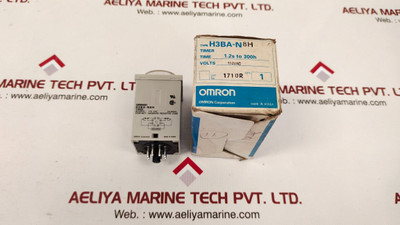 Omron H3Ba-n8H Timer 1.2S To 300H 110 Vac 50/60Hz