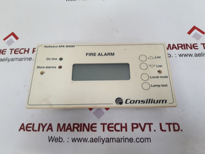 Consilium Salwico Mn3000 Fire Alarm Panel Consilium Salwico Mn3000 Fire Alarm Panel