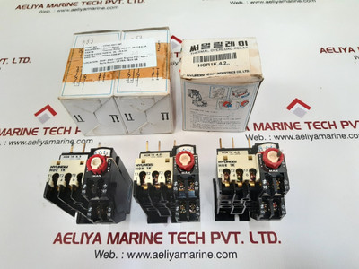 Hyundai Hor 1K 4.2 Thermal Overload Relay 660V 5A Hyundai Hor 1K 4.2 Thermal Overload Relay 660V 5A