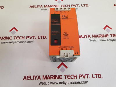 Ifm Electronic Sl5.502 Power Supply Unit Dn 2012, Dc 24V/5A