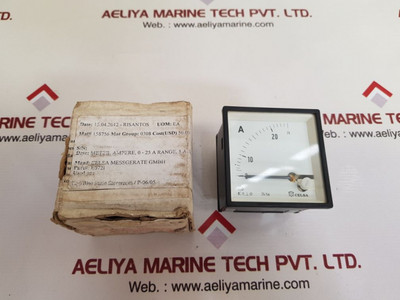 Celsa 25/5A Ampere Meter 0 To 25A Range Celsa 25/5A Ampere Meter 0 To 25A Range