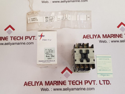Togami Electric Pak-11J Magnetic Contactor 100-110V 60Hz Togami Electric Pak-11J Magnetic Contactor 100-110V 60Hz