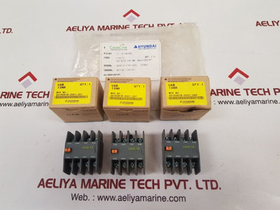 Hyundai Uab 13 Aux. Contact Block 690V Hyundai Uab 13 Aux. Contact Block 690V