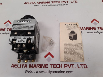 Agastat 7022Zct Timing Relay 1.5-15 Sec. Z 8518 600Vac Agastat 7022Zct Timing Relay 1.5-15 Sec. Z 8518 600Vac