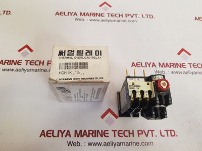 Hyundai Hor 1K 15 Thermal Overload Relay Eswb. 0201.161, 660V~ 5A