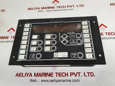 Kongsberg Maritime 8100259 Watch Bridge Unit Display Kongsberg Maritime 8100259 Watch Bridge Unit Display