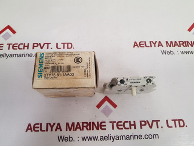 Siemens 3Ty7561-1Aa00 Auxiliary Switch Siemens 3Ty7561-1Aa00 Auxiliary Switch