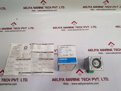 Omron H3Ba-n Solid-state Timer 1.2S-300H 110Vac Omron H3Ba-n Solid-state Timer 1.2S-300H 110Vac