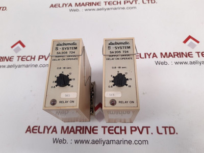 Electromatic Sa 205 724 Delay On Operate With Idec Sr3P-05U Relay Base Electromatic Sa 205 724 Delay On Operate With Idec Sr3P-05U Relay Base