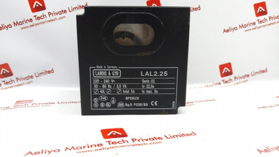 Landis & Gyr Lal2.25 220-240V Series 02 50-60Hz/3,5VA TV 22,5S Landis & Gyr Lal2.25 220-240V Series 02 50-60Hz/3,5VA TV 22,5S
