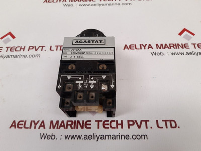 Agastat 7012Aa Timing Relay .1-1 Sec 120V 60Hz