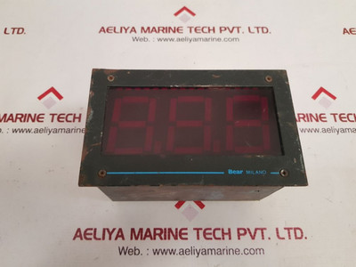 Bear Milano Dm 50/R 999/Ps Display Panel Meter Bear Milano Dm 50/R 999/Ps Display Panel Meter