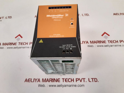 Weidmuller Pro Max 480W 24V 20A Power Supply 1478140000 Weidmuller Pro Max 480W 24V 20A Power Supply 1478140000