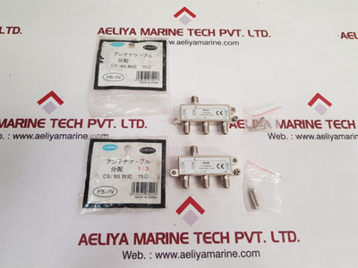 Lot Of 3X Comon Fb-3V 3 Way Splitter 5-2400Mhz